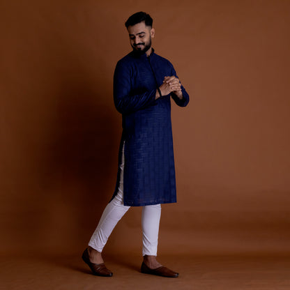 Basic Dark Blue Kurta