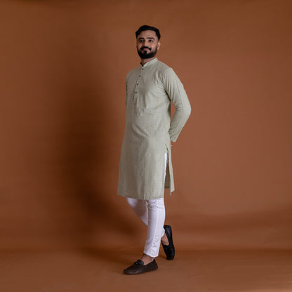 Basic Pista Colored Kurta