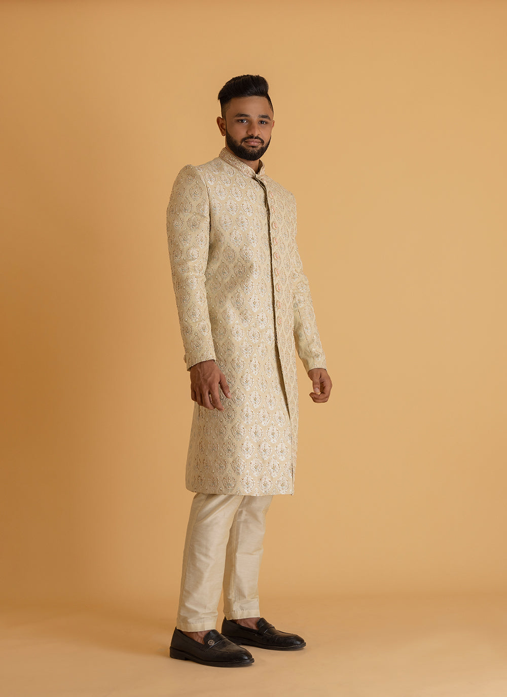 Gold-Toned Sherwani