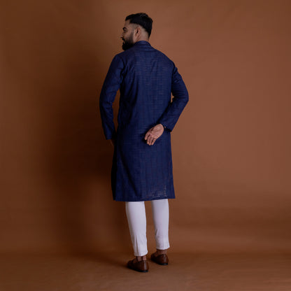 Basic Dark Blue Kurta