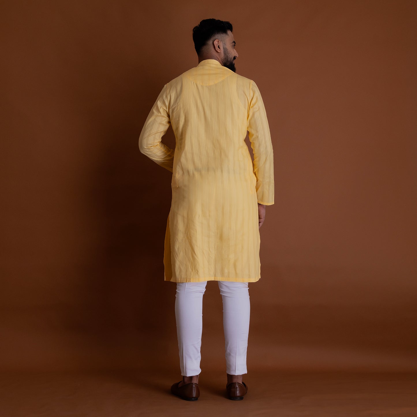 Basic Light Yellow Kurta