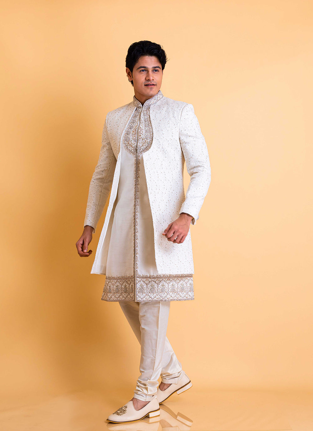 Off-White Handworked Sherwani