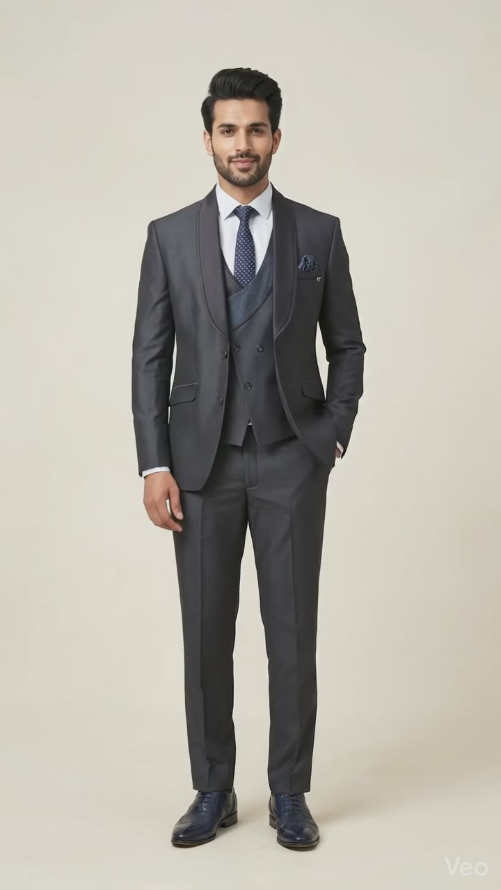 Five Piece Tuxedo (Classic Black) by DressWalaNX