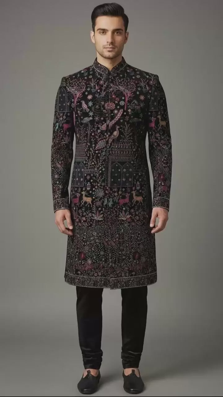 Ivory Indo-Western for Men | Wedding Wear – Dresswala NX