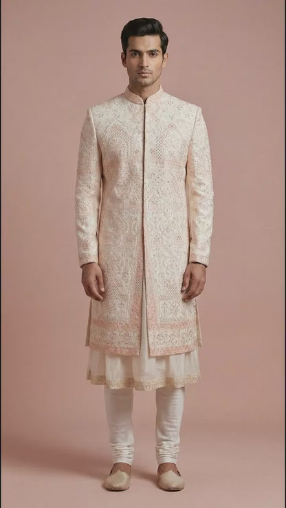 Blush Heritage Sherwani for Men | Dresswala NX