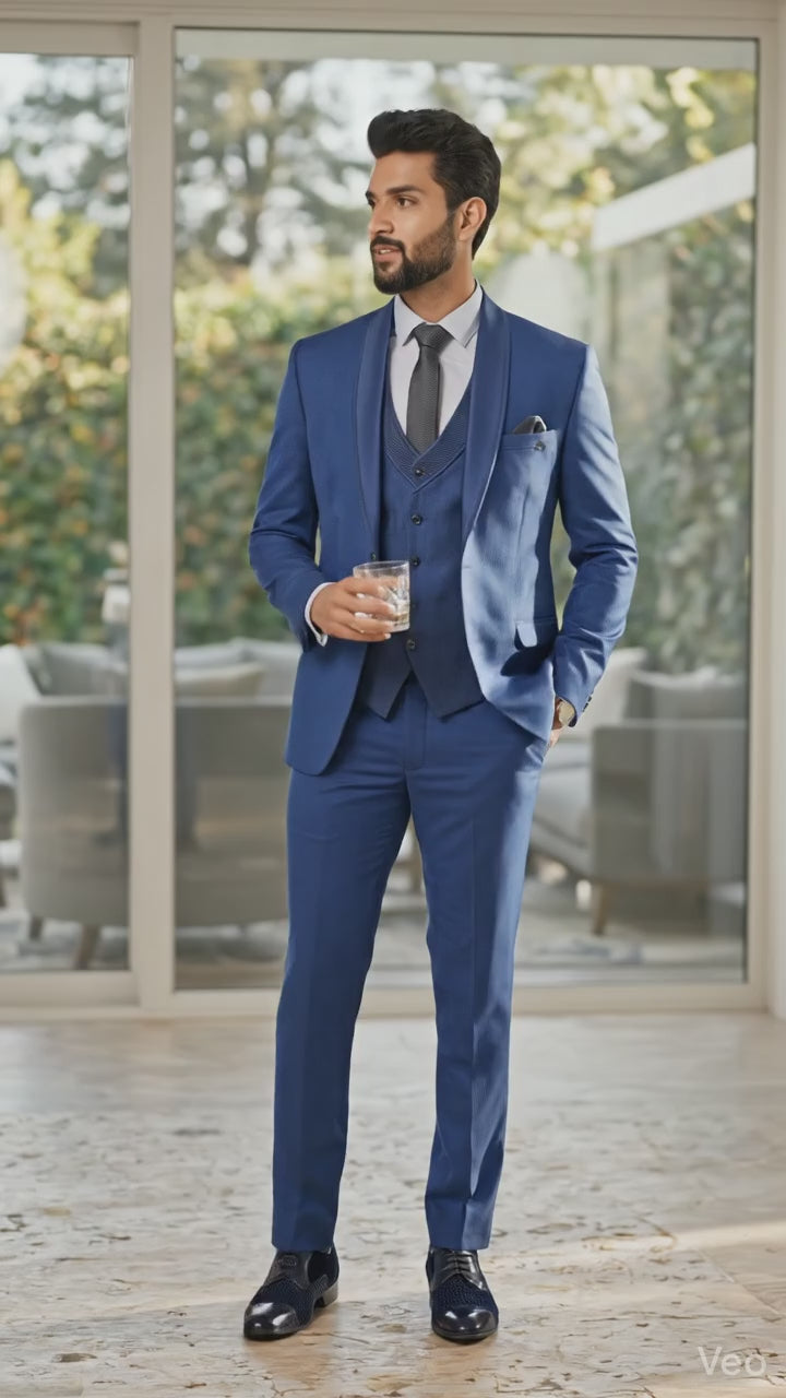 Midnight Azure 5-Piece Designer Tuxedo